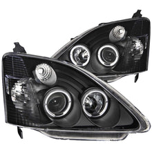 Cargar imagen en el visor de la galería, ANZO 2002-2004 Honda Civic Projector Headlights w/ Halo Black