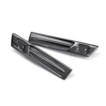 Load image into Gallery viewer, Seibon 09-10 Nissan GTR R35 Carbon Fiber Fender Duct Logos (Pair)