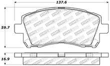 Cargar imagen en el visor de la galería, StopTech Performance 02-03 WRX Front Brake Pads