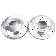 Cargar imagen en el visor de la galería, Power Stop 03-09 Toyota 4Runner Front Evolution Drilled &amp; Slotted Rotors - Pair