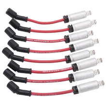 Cargar imagen en el visor de la galería, Edelbrock Spark Plug Wire Set Ls Kit w/ Metal Sleeves 99-15 50 Ohm Resistance Red Wire (Set of 8)