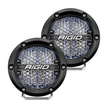 Cargar imagen en el visor de la galería, Rigid Industries 360-Series 4in LED Off-Road Diffused Beam - White Backlight (Pair)