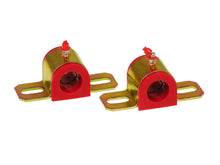 Cargar imagen en el visor de la galería, Prothane Universal Greasable Sway Bar Bushings - 26MM - Type B Bracket - Red