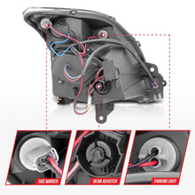 Cargar imagen en el visor de la galería, ANZO 2007-2012 Nissan Sentra Projector Headlights Black