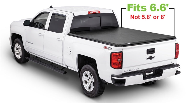 Tonno Pro 15-19 Chevy Silverado 3500 6.6ft Fleetside Hard Fold Tonneau Cover