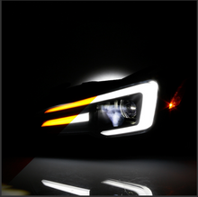 Cargar imagen en el visor de la galería, Spyder Subaru Impreza WRX 15-20 LED High-Power LED Headlights-Black PRO-YD-SWRX15LEDAP-SBSEQ-BK