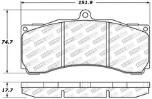 Cargar imagen en el visor de la galería, StopTech Performance ST-60 Front or Rear Caliper Brake Pads