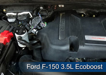 Cargar imagen en el visor de la galería, J&amp;L 2011-2024 Ford F-150 2.7L/3.5L/5.0L Passenger Side Oil Separator 3.0 - Clear Anodized