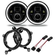 Cargar imagen en el visor de la galería, Oracle Jeep Wrangler JL/Gladiator JT 7in. High Powered LED Headlights (Pair) - White
