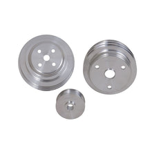 Cargar imagen en el visor de la galería, BBK 85-97 GM Truck 305 350 Underdrive Pulley Kit - Lightweight CNC Billet Aluminum (3pc)