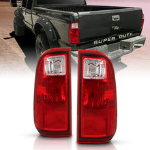 Cargar imagen en el visor de la galería, ANZO 2008-2016 Ford F-250 Taillight Red/Clear Lens (OE Replacement)