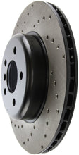 Cargar imagen en el visor de la galería, StopTech 11-13 BMW 550i Rear Right Drilled Sport Brake Rotor