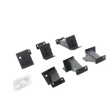Cargar imagen en el visor de la galería, Go Rhino 07-18 Jeep Wrangler JKU 4dr Brackets for Dominator Xtreme Frame Slider - Tex. Blk