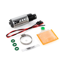 Cargar imagen en el visor de la galería, DeatschWerks 340lph DW300C Compact Fuel Pump w/ Ford Focus MK2 RS Set Up Kit (w/o Mounting Clips)