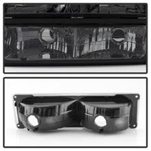 Cargar imagen en el visor de la galería, Xtune Chevy Suburban 94-98 Headlights w/ Corner &amp; Parking Lights 8pcs Smoked HD-JH-CCK88-AM-SM-SET