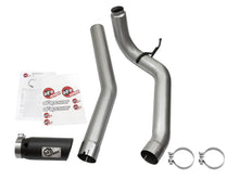 Cargar imagen en el visor de la galería, aFe LARGE Bore HD DPF-Back SS Exhaust w/ Black Tip 2016 Nissan Titan XD V8-5.0L (td)