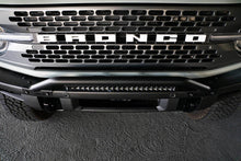 Cargar imagen en el visor de la galería, DV8 Offroad 2021-2022 Ford Bronco (Not For Factory Plastic Bumper) Factory Bumper Bull Bar - Black
