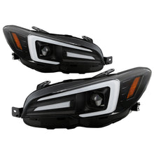 Cargar imagen en el visor de la galería, Spyder Subaru Impreza WRX 15-20 LED High-Power LED Headlights-Black PRO-YD-SWRX15LEDAP-SBSEQ-BK