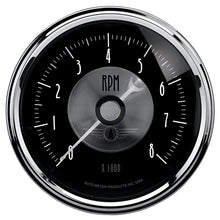 Cargar imagen en el visor de la galería, Autometer Prestige Series Black 3-3/8in 8000RPM Tachometer Gauge