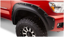 Cargar imagen en el visor de la galería, Bushwacker 12-15 Toyota Tacoma Fleetside Pocket Style Flares 4pc 73.5in Bed - Black