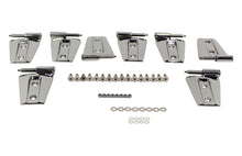 Load image into Gallery viewer, Kentrol 07-18 Jeep Wrangler JK Door Hinge Set 8 Pieces 4 Door- Polished Silver