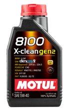 Cargar imagen en el visor de la galería, Motul 1L Synthetic Engine Oil 8100 X-CLEAN Gen 2 5W40