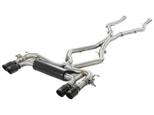 Cargar imagen en el visor de la galería, aFe MACH Force-Xp 3.5in. 304 SS C/B Exhaust System 15-18 BMW X5 M (F85) V8-4.4L (tt) - Black Tip