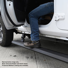 Cargar imagen en el visor de la galería, RealTruck 18-24 Jeep Wrangler 2dr VoltStep Electric Running Board Kit (No Drill) - Tex. Blk