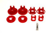 Cargar imagen en el visor de la galería, BMR 10-11 5th Gen Camaro Rear Cradle Street Version Poly Inserts Only Bushing Kit - Red