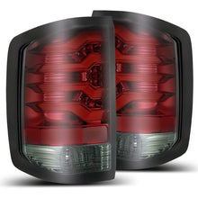 Cargar imagen en el visor de la galería, AlphaRex 14-18 Chevrolet Silverado 1500 PRO-Series LED Tail Lights Red Smoke