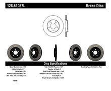 Cargar imagen en el visor de la galería, StopTech 05-10 Ford Mustang V6/4.0L / GT V8/4.6L Cross Drilled Left Rear Rotor