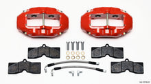 Cargar imagen en el visor de la galería, Wilwood D8-4 Rear Caliper Kit Red Corvette C2 / C3 65-82