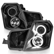 Cargar imagen en el visor de la galería, ANZO 2003-2007 Cadillac Cts Projector Headlights w/ Halo Black (CCFL)