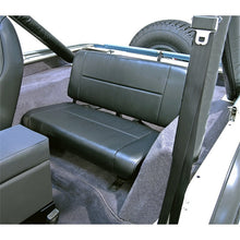 Cargar imagen en el visor de la galería, Rugged Ridge Fixed Rear Seat Black 55-95 Jeep CJ / Jeep Wrangler