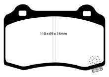 Cargar imagen en el visor de la galería, EBC 06-10 Jeep Grand Cherokee 6.1 SRT-8 Greenstuff Rear Brake Pads