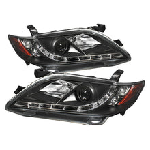 Cargar imagen en el visor de la galería, Spyder Toyota Camry 07-09 Projector Headlights DRL Black High H1 Low H7 PRO-YD-TCAM07-DRL-BK