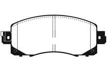 Cargar imagen en el visor de la galería, EBC 2022+ Subaru WRX 2.4T / 18-23 Subaru Crosstrek Redstuff Front Brake Pads