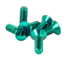 Cargar imagen en el visor de la galería, NRG Steering Wheel Screw Upgrade Kit (Conical) - Green