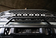 Cargar imagen en el visor de la galería, DV8 Offroad 2021-2022 Ford Bronco (Not For Factory Plastic Bumper) Factory Bumper Bull Bar - Black