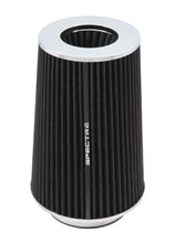 Cargar imagen en el visor de la galería, Spectre Adjustable Conical Air Filter 9-1/2in. Tall (Fits 3in. / 3-1/2in. / 4in. Tubes) - Black