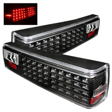 Cargar imagen en el visor de la galería, Xtune Ford MUStang 87-93 LED Tail Lights Black ALT-ON-FM87-LED-BK