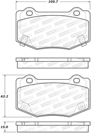 StopTech Street Brake Pads - Front