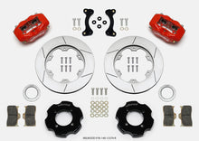 Cargar imagen en el visor de la galería, Wilwood Forged Dynalite Front Hat Kit 11.00in GT Rotor Red 95-05 Miata