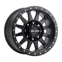 Cargar imagen en el visor de la galería, Method MR304 Double Standard 20x10 -18mm Offset 8x170 130.81mm CB Matte Black Wheel