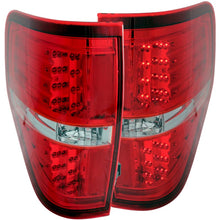 Cargar imagen en el visor de la galería, ANZO 2009-2014 Ford F-150 LED Taillights Red/Clear