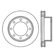 Cargar imagen en el visor de la galería, StopTech Power Slot 00-05 Ford Excursion / 99-04 F250/F350 Front Right Slotted CRYO Brake Rotor