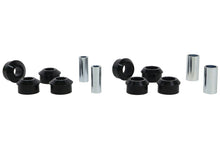 Cargar imagen en el visor de la galería, Whiteline Plus 7/94-9/89 Mazda 323 BA Rear Trailing Arm - Front &amp; Rear Bushing Kit