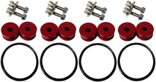Cargar imagen en el visor de la galería, Torque Solution Billet Bumper Quick Release Kit Combo (Red): Universal