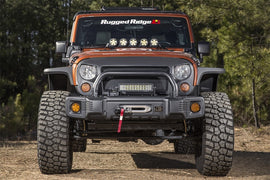 Rugged Ridge Spartacus Stubby Bumper Black 07-18 Jeep Wrangler
