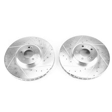 Cargar imagen en el visor de la galería, Power Stop 17-18 Mercedes-Benz C43 AMG Front Evolution Drilled &amp; Slotted Rotors - Pair